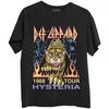 Def Leppard Hysteria 88 (Back Print) Black S Majica