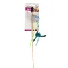 FLAMINGO Igračka za mačke Pecaljka Kirk Dangler Ball 40cm plava