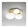 Ideal Lux - LED plafonsko svetlo NINFEA 3xGX53/9W/230V zlatna