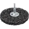 shumee 100 mm diskasta krtača z gredjo YT-47802 yato