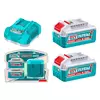 Total One-Stop Tools Komplet 2 kos. Litij-ionska baterija 4,0 Ah in polnilec 4.0Ah, 20V/P20S, INDUSTRIAL (TFBCPK2013E)