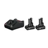 Bosch Početni set 2 x GBA 12V 6.0Ah + GAL 12V-40 1600A01B20