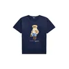Polo Ralph Lauren Majica mornarska/moder denim/svetlo rjava/temno rjava