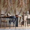 shumee Foto tapeta - Minimalistična boho pokrajina - viseči listi v bež barvah