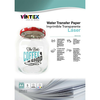 Prosojen water transfer papir – Laser