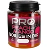 Starbaits Probiotic Boilies in Dip PEACH MANGO 24 mm/150 g