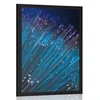 Plakat optična vlakna - 60x90 silver
