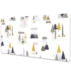 Decormat Namizna podloga Drawed trees 100x50 cm