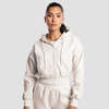 GymBeam Women‘s Base Zip Up Hoodie Cloud
