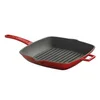 Grill pan, cast iron, 26 × 26 cm, red - LAVA brand