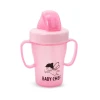 Baby Chef no-spill sa slamčicom 200ml, 9m+, roze