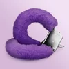 Crushious Kosmate lisice za zapestja Crushious - Love Cuffs, vijolične, (21133703)