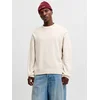 JACK & JONES Pulover JORNORREBRO volneno bela