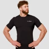 GymBeam Majica Compression Mid Black
