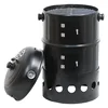 CATTARA SMOKER ŽAR na oglje Pisa 3v1 40 x 80 x 40 cm - 8591686130324