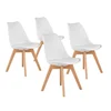 BOLZZ Set od 4 stolice Napoli, Beli