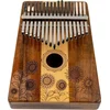 Kalimba 17 Key Flower Koa and Maple Shamann