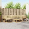 Set vanjskih sofa 7 kom. Bijela i bež Čvrsto drvo akacije