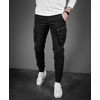 Denistar Muške pantalone 100/2708, Kargo, Crne