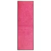 Vidaxl Pralni predpražnik roza 60x180 cm