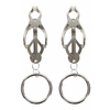Taboom Butterfly Clamps with Ring Silver