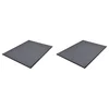 Vidaxl PVC Predpražnik 2 kosa siv 90x60 cm