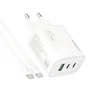 MOXOM Kućni punjač MX-HC158 QC3.0 65W Type-C na Type-C/ bela