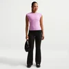 Nike W NSW CHILL KNIT RIB PANT, ženske hlače, crna IF0240