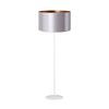Duolla - Podna lampa CANNES 1xE27/15W/230V prečnik 45 cm srebrna/bakrena/bela