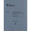 WEBER:CONCERTINO OP.26 KLARINETTE