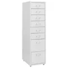 Mobilni ormarić za spise sivi 28 x 41 x 109 cm metalni