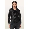 AllSaints srajčna bluza ženska usnjena LUANA LEA SHIRT