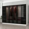 Hanah Home Garderober Kale-6664, 270x190x52 cm, Crni