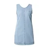 Calvin Klein Jeans Obleka COASTAL  moder denim