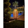 Aberto Design Podna lampa 4457-S09, 40 cm, 72 cm , IP65, 1x2 4W LED, Hrast
