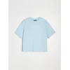 Sinsay - Pamučna majica sa vezom - bledoplavo