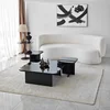 Hanah Home Klub sto Jazz 80x30x80cm Crno-Sivi