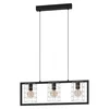 EGLO Viseća lampa JUBILY 3xE27 77 cm crna/pocinkovana 43663