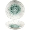 CHURCHILL Mineral zeleni globoki krožnik, organski, o: 253 mm (12 kos)