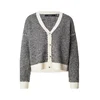 VERO MODA Pletena jopa VMFELIZE ecru/črna
