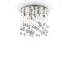 Ideal Lux-LED Kristalna stropna lampa MOONLIGHT 8xG9/3W/230V O 40 cm hrom