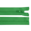 Kostna zadrga št. 5 dolžina 80 cm jakna - zelena praproti