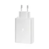 Kućni punjač Fast Charging Adapter Trio (USB-Cx2/USB-A) za Samsung PD 65W sa kablom Type-C na Type-C beli