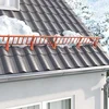 vidaXL Podpora za snežno pregrado Rdeča 46 x 11 x 32 cm Jeklo