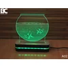 Black Cut 3D Lampa Akvarijum, Zelena
