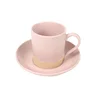 PORCELAN SET ZA KAFU 130ml 6/1 (PRSK/MAT/ROZE) RXG-N240806D