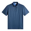 Moška majica J.Lindeberg Tod Print Polo Flight Bridge Navy Fed L