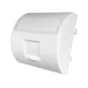 shumee Adapter 45x45 1xRJ45 s protiprašnim pokrovom (konveksen in zaobljen) ALANTEC