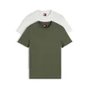 Tommy Jeans Majica ecru/oliva