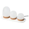 PRAKTSPIREA Set ukrasne LED rasvete, 4 kom., s postoljem za punjenje